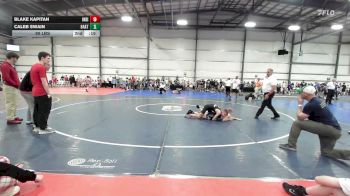 95 lbs Rr Rnd 2 - Jace Largent, Indiana Outlaws Gold - MS vs Mason Regan, 84 Athletes - MS