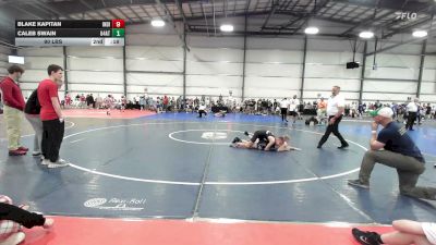 95 lbs Rr Rnd 2 - Jace Largent, Indiana Outlaws Gold - MS vs Mason Regan, 84 Athletes - MS