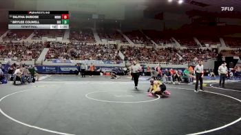 132-D2 Semifinal - Brylee Colwell, Eastmark High School vs Talitha DuBose, Marcos De Niza High School