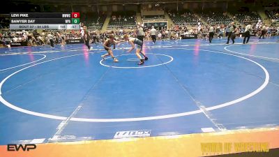 84 lbs Consi Of 16 #1 - Levi Pike, Michigan West Wrestling Club vs Sawyer Day, WolfPack Wrestling Academy