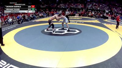D3-157 lbs Semifinal - Brogan Tucker, Graham Local vs Jackson Bartels, Liberty Center