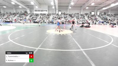 145 lbs Consi Of 64 #2 - Luciano Tumminello, CT vs Ethan Kuhns, OH