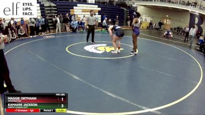 145 lbs. Semifinal - Maggie Ortmann, Washington vs Kamahni Jackson, North Kansas City