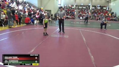 50 lbs Cons. Round 2 - Axl Morrison, Gulf Coast Wrestling Club vs Jullian Todd, Tiger Youth Wrestling