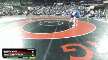 4A 215 lbs Champ. Round 1 - Kamden Boyer, Pasco vs Derek Colman-Brusa, Kennedy Catholic