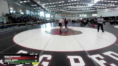285 lbs Cons. Round 4 - Darius Green, Elmira College vs Noah Dehainaut, Muskingum