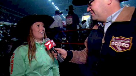 2022 Canadian Finals Rodeo: Interview With Kylie Whiteside - Barrel Racing - Round 4