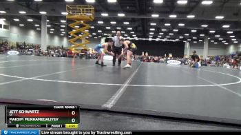 120 lbs Champ. Round 1 - Maksim Mukhamedaliyev, IL vs Jett Schwartz, KS