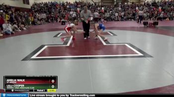 S-1 lbs Round 1 - Lilli Cooper, Waverly Area Wrestling Club vs Amelia Walk, St. Ansgar