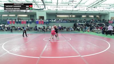 285 lbs Consi Of 8 #2 - Anthony Albanese, Fairfield Warde vs Nicholas Esparo, Amity