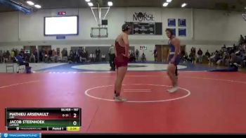 197 lbs Quarterfinal - Mathieu Arsenault, Coe vs Jacob Steenhoek, Luther