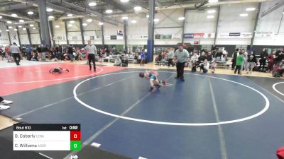 46 lbs Quarterfinal - Bentley Coberly, Lebanon Mat Club vs Colton Williams, Aggression