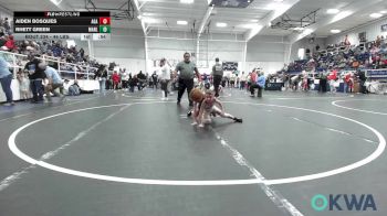 46 lbs Consi Of 4 - Aiden Bosques, Aztec Grappling Academy vs Rhett Green, Marlow Outlaws