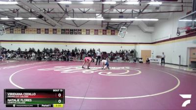 148 lbs Champ. Round 1 - Natalie Flores, Cerritos College vs Viridiana Cedillo, Fresno City College