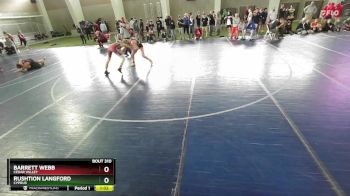 138 lbs Champ. Round 2 - Barrett Webb, Cedar Valley vs Rushtion Langford, Cyprus