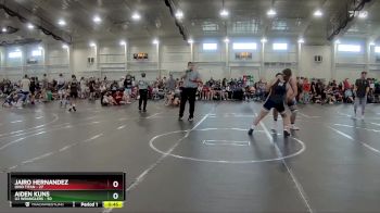 285 lbs Round 3 (6 Team) - Jairo Hernandez, Ohio Titan vs Aiden Kuns, U2 Wranglers