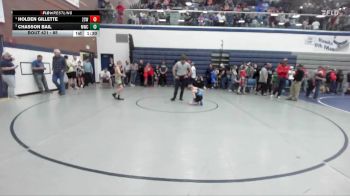 85 lbs Quarterfinal - Chasson Bail, Middleton Wrestling Club vs Holden Gillette, 208 Spartan WC