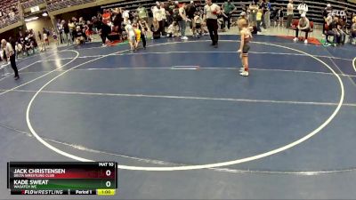 50 lbs Cons. Round 3 - Kade Sweat, Wasatch WC vs Jack Christensen, Delta Wrestling Club