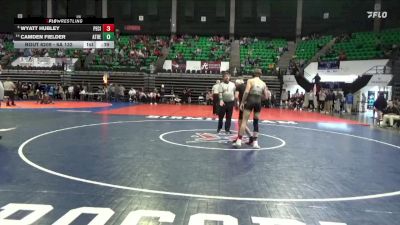 6A 132 lbs Cons. Round 2 - Camden Fielder, Athens vs Wyatt Hubley, Pell City