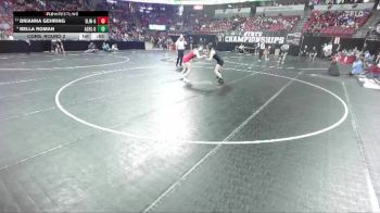 Girls 152 lbs Cons. Round 2 - Brianna Gehring, Slinger-Girls vs Bella Roman, Ashland-Girls
