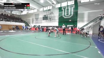 155 lbs 7th Place Match - Chloe Williams, Burroughs vs Violet Szuder, La Cañada