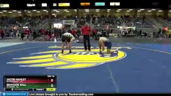 220 lbs Quarterfinals (8 Team) - Jacob Hamlet, 4A Philomath vs Braydon Ball, 4A Banks