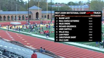 Men's 800m Invitational, Heat 1