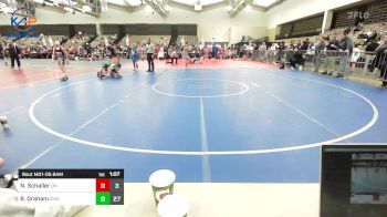 77 lbs Rr Rnd 5 - Nikolaus Schaller, Quaker Nation vs Bennett Graham, ICWL Bruisers Black N Gold