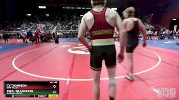 4A-144 lbs Champ. Round 1 - Ty Thompson, Star Valley vs Micah Blajszczak, Natrona County