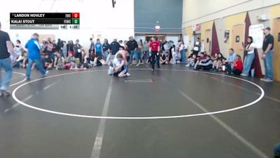 138 lbs Champ. Round 1 - Landon Hovley, Emmett Wrestling Club vs Kalai Stout, Fighting Squirrels Wrestling Club