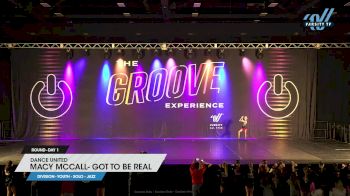 Dance United - Macy McCall- Got To Be Real [2023 Youth - Solo - Jazz Day 1] 2023 GROOVE Dance Grand Nationals