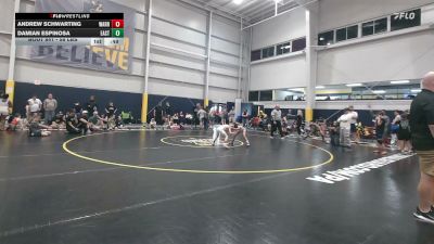 58 lbs Semifinal - Andrew Schwarting, Warrington vs Damian Espinosa, Easton