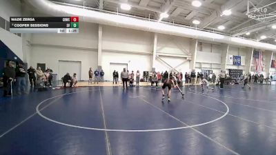 120 lbs Champ. Round 2 - Cooper Sessions, Star Valley vs Wade Zerga, Challis Blackheart Wrestling Club