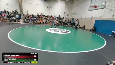 150A Champ. Round 1 - Isaiah Braxton, Natrona County vs Hunter Krei, Lovell