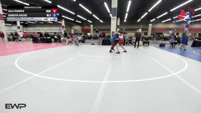 145 lbs 3rd Place - Lilli Ramos, Borger High School Wrestling vs Jordyn Hicks, NG Bombers Wrestling Club
