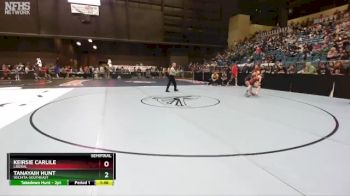 100 lbs Semifinal - Keirsie Carlile, Liberal vs TaNayaih Hunt, Wichita-Southeast