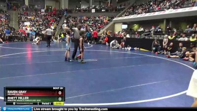 55 lbs Cons. Round 1 - Raven Gray, Millard South vs Rhett Miller, Greater Heights Wrestling-AAA