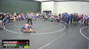 66 lbs Champ. Round 1 - Lucan Stellwagen, Tomahawk Youth Wrestling vs Christian Ballew, Eastside Youth Wrestling