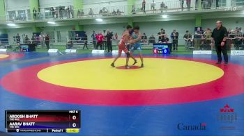 55kg Semifinal - Aroosh Bhatt, The ROC vs Aarav Bhatt, The ROC