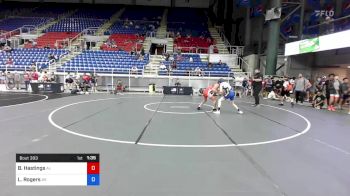 126 lbs Cons 64 #1 - Bradley Hastings, Alabama vs Liam Rogers, Alaska