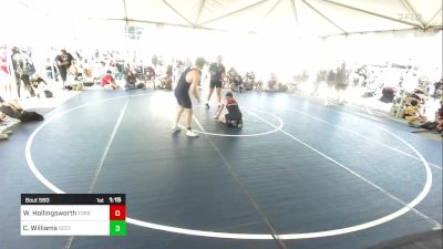 165 lbs Round Of 32 - Wyatt Hollingsworth, Torrey Pines HS vs Camden Williams, Scotsmen WC