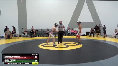 129 lbs Round 5 (6 Team) - Cash Perez, Team Atomic vs Joseph Moreno, The Outsiders Wrestling Club