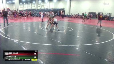 113 lbs Finals (8 Team) - Hunter Wade, AAWA vs Tyson Syth, Team Montana Sidney