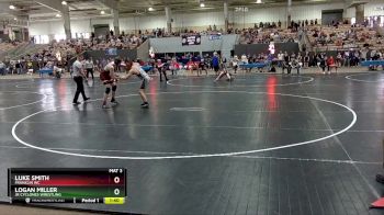 160 lbs Champ. Round 1 - Logan Miller, Jr Cyclones Wrestling vs Luke Smith, Franklin WC