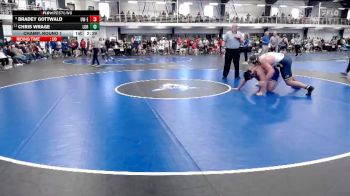 Silver 285 lbs Champ. Round 1 - Chris Wrage, Loras vs Bradey Gottwald, Wisconsin-Eau Claire