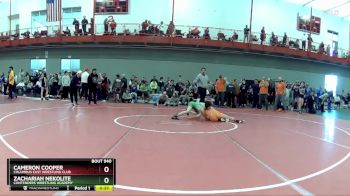 120 lbs Quarterfinal - Cameron Cooper, Columbus East Wrestling Club vs Zachariah Nekolite, Contenders Wrestling Academy