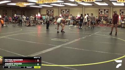 180 lbs Finals (8 Team) - Peyton Wagoner, Death Squad vs ANDREW WEAVER, Keystone Crush