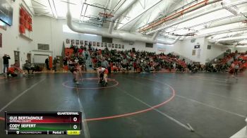 157 lbs Quarterfinal - Gus Bertagnole, Natrona County vs Cody Seifert, Powell