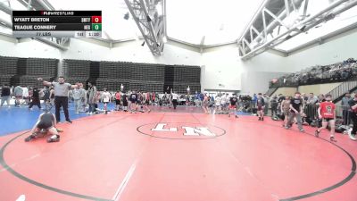 77 lbs Semifinal - Wyatt Breton, Smitty's Barn MS vs Teague Connery, New England Gold MS