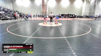 115 lbs Champ. Round 1 - Gabrielle Wittenborn, Hillsboro vs Kylin Andrews, Glenpool